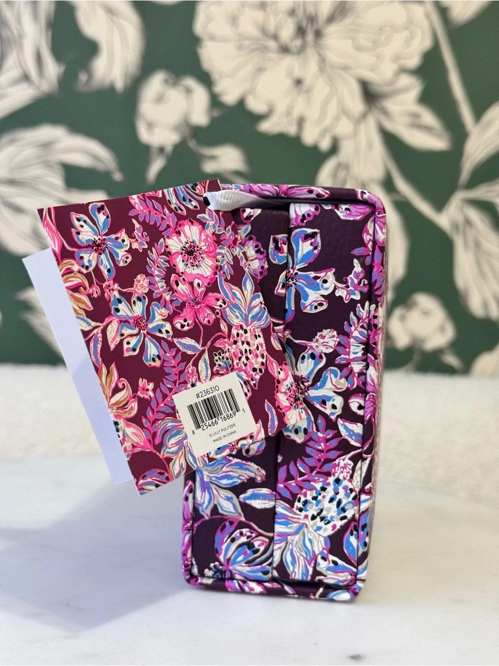 Lilly Pulitzer Purple Floral Travel Jewelry Box NWT